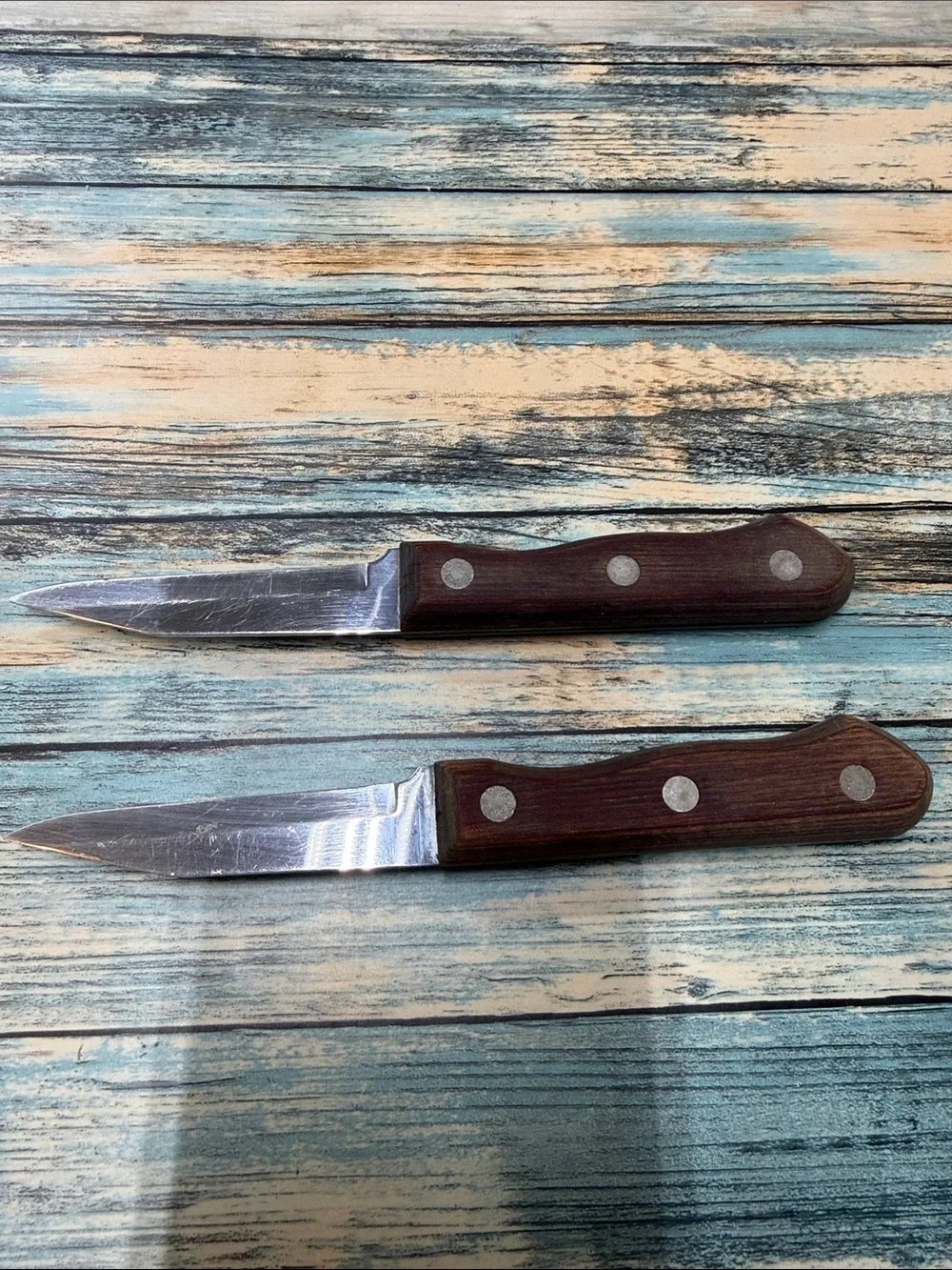 ⭐️Tramontina Brazil Polywood Paring Steak Knives Lot of 2 High Carbon Stainless